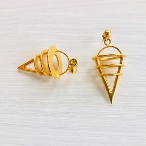 BARNEYS NY Vintage 90s Vermeil Earrings